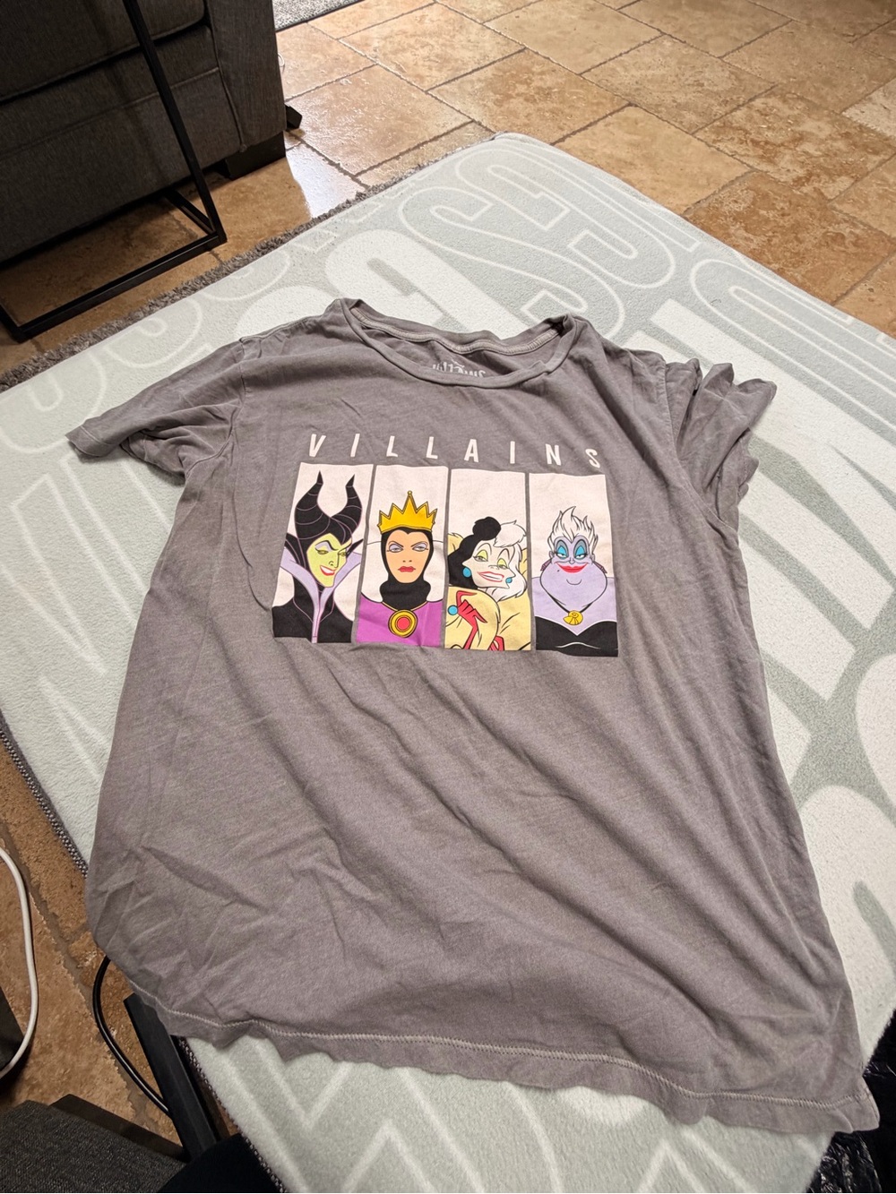 Disney Villains Graphic Tee - Charcoal